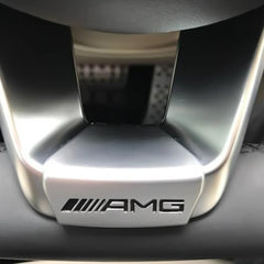 ABS Car Steering Wheel Emblem Sticker Interior Badge Decoration for Mercedes Benz W205 W168 W108 AMG W176 W204 W212 GLC CLA GLA