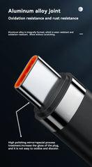 شاحن شاومي السريع 120 واط PD شحن سريع عالي الجودة كابل USB C إلى USB Type C لهاتف iPhone 15 Plus Pro Max Samsung S24