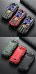 4G LTE Senior Flip Phone for Elderly Large Buttons Powerbank Long Standby SOS Call LED Light Loud Sound Fast Dial