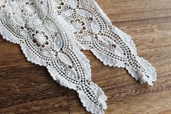 Women Shrugs Lace Hollow Out Female Summer Casual All-match Shawls Simple Scarf-collar Sleeveless Knitted Tops Korean Style Chic