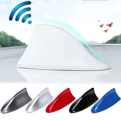 Car Radio Shark Fin Car Shark Antenna Radio FM Signal Design for All Automobiles Aerials Auto Exterior Styling Replacement Parts