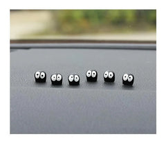 5/10/20/50pcs Cute Black Elf Car Interior Decoration Funny Auto Center Console Rearview Mirror Ornaments For Car Accessories