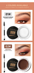 6 Color Wild Eyebrow Styling Cream Eyebrow Shaping Gel Soap Wax Clear Eyebrow Cream Tint Brow Lift With Brush