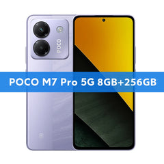 POCO M7 Pro 5G النسخة العالمية Dimensity 7025-Ultra 120Hz FHD+ شاشة AMOLED للعناية بالعين بطارية 5110mAh NFC