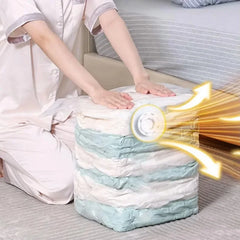 Vacuum Storage Bags No Need Pump Large Plastic Storage Bags for Storing Clothes blankets Compression Empty Bag Travel Accessorie