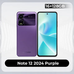 New HOTWAV Note 12 2024 Smartphone Android 14.0 5160MAH Cellphones 6+128GB 48MP+16MP+0.08MP Camera 6.8" HD Global Mobile Phone