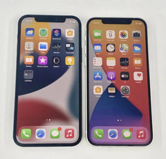 هاتف iPhone 12 مفتوح بخاصية التعرف على الوجه بشاشة 6.1 بوصة وذاكرة وصول عشوائي 4 جيجابايت وذاكرة قراءة فقط 64 جيجابايت/128 جيجابايت/256 جيجابايت ومعالج A14 Bionic وكاميرا بدقة 12 ميجابكسل