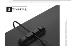 Self-Adhesive Power Cord Cord Manager Fixed Chuck Plug Mouse Cable Headset Winder Mobile Phone Data Cable Card Silicone Desktop