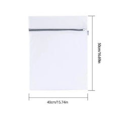 2Pcs White 40X50cm Durable Honeycomb Mesh Laundry Bags For Delicates Net Fabric Durable And Reusable Delicate Wash Bag