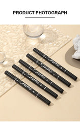 Dragon Ranee Double head Star Seal Eyeliner waterproof non-smudging novice heart plum embellished eye tail eyeliner