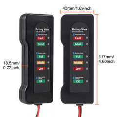12V car battery tester, Alternator Tester Automotive,Battery Checker, Analyzer to Check alternator & Battery Charging System