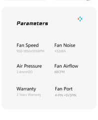 مروحة Jungle Leopard Interstellar V2RS 120 مم ARGB Modular Wireless Splicing Infinite Mirror Ventilador