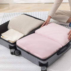 Trendy Down Comforter Storage Bag Moisture-proof Clothing Packing Bag Wardrobe Organizer Save Space Compressible Bag
