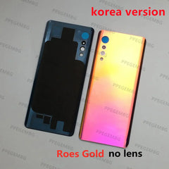 Back Glass G9 Replacement For LG Velvet G9 4G G910 5G G900 Battery Cover Rear Door Lid Panel Housing Case Camera Lens Sticker