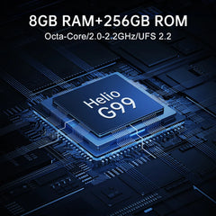 هاتف ذكي Unihertz Jelly Star Mini يعمل بنظام Android 13 بسعة 8 جيجابايت وذاكرة 256 جيجابايت ومزود بإضاءة LED وغطاء خلفي شفاف وكاميرا 48 ميجابكسل وشاشة 3 بوصات