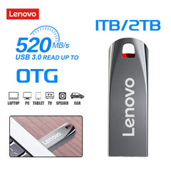 Lenovo 2TB USB Flash Drive 2 In 1 Lightning Pen Drive 1TB U Disk For Iphone Android OTG Pendrive usb Memory Stick For Ps4 Laptop