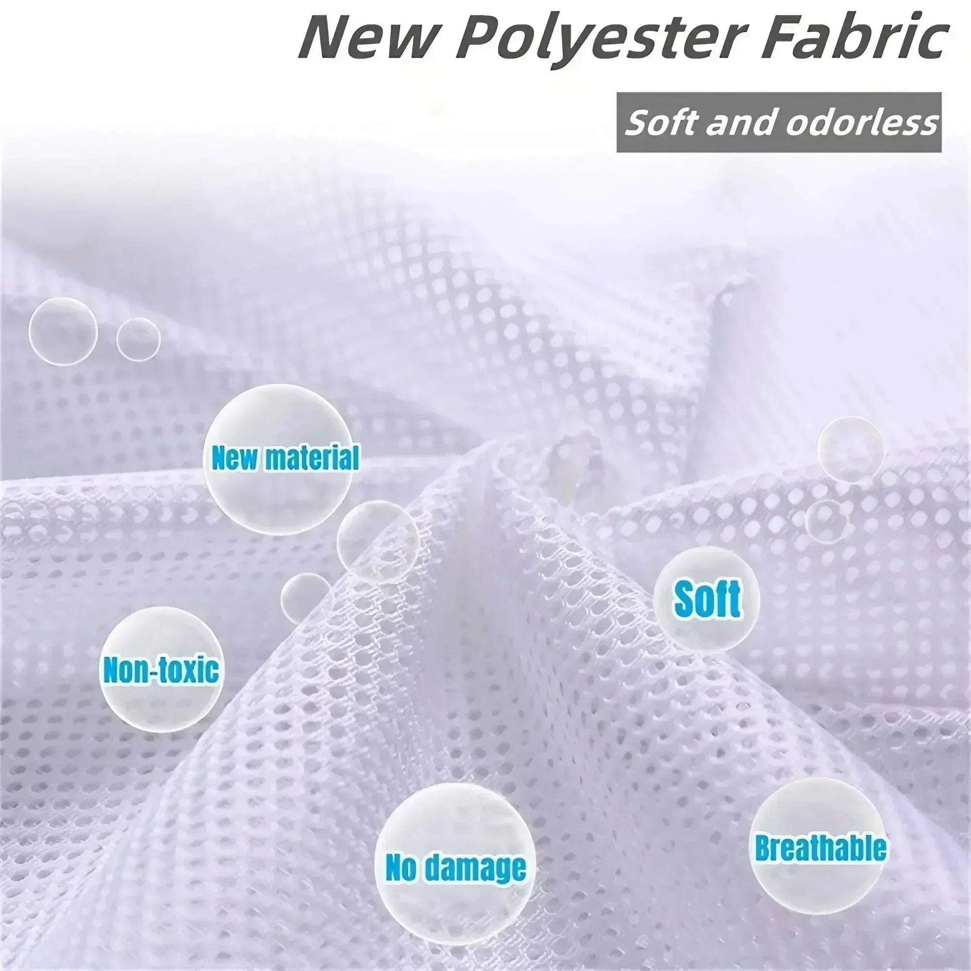 1PC Mesh Laundry Wash Bag – Machine Washable with Drawstring, Reusable & Travel-Friendly for Blouses, Stockings & Underwear