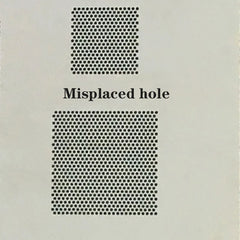 Amaoe Universal BGA Stencil 0.3/0.35/0.4/0.5/Parallel/45 Degress Hole 0.12MM Direct Heat Template Multifunction Solder Net