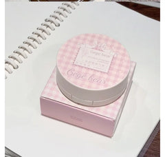 2 in 1 Double Layer Powder Cushion Clear Natural Lasting Brightening Gege Bear Makeup Concealer Loose Powder Cushion Cream
