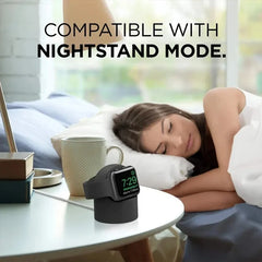 Charger Stand For Apple Watch Series 9 8 7 6 5 SE 3 Ultra 1 2 Charger Dock Station Silicone Bracket Iwatch Charging Cable Holder