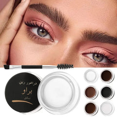 6 Color Wild Eyebrow Styling Cream Eyebrow Shaping Gel Soap Wax Clear Eyebrow Cream Tint Brow Lift With Brush