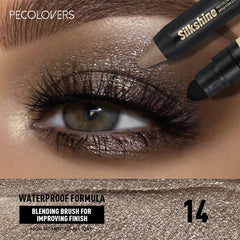 1PC Eye Brightening, Sponge Tip, Easy To Apply, Even and Smooth, 2-in-1 Eye Shadow Stick, Perfect for Music Festivals