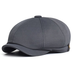 Spring Summer Casual Newsboy caps Breathable Outdoor Retro Beret Hats Octagonal Hat Fashion Solid Flat Caps