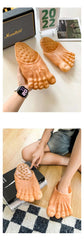 Funny Man Slippers Women Footwear Shoes Fashion Outdoor Beach Couple Slippers Role Playing Bigfoot Amazing Sandals Of The Hulk