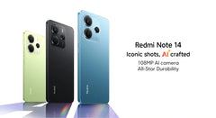 Global Version Xiaomi Redmi Note 14 4G MediaTek Helio G99-Ultra 108MP AI Camera 6.67" 120Hz Display 5500mAh 33W Turbo Charging