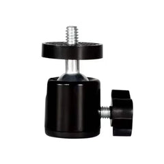 Hot Shoe 1/4 Screw Hole Tripod Mount Camera Head Adapter Ball Head with Lock LED Light Flash Bracket Holder For DSLR DV Cameras