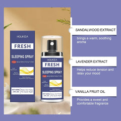 Refreshing Sleep Spray Insomnia Treatment Relieve Anxious Soothe Neurasthenia Fatigue Relax Nourishing Body Sleep Herbal Care