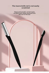 8-piece eyebrow grooming kit with eyebrow shaper, eyebrow pencil, and tweezers for women and men, complete set