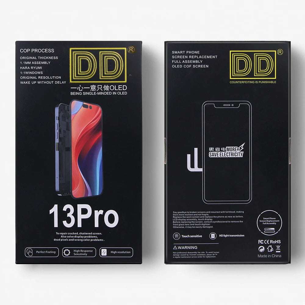 DD OLED Screen LCD For iPhone 12 13 14 15 16 16e Pro Max Plus Mini LCD Display Touch Screen Digitizer Assembly Replacement