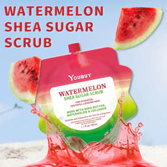 Watermelon Cool Scrub Cream Clean Exfoliating Scrub Flavored Cream Refreshing Frosted Cream Watermelon Scrub Fruit Moisturi O8S2
