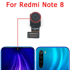 Front and Rear Back Camera For Xiaomi Redmi Note 8 Pro Main Facing Camera Module Flex Cable Replacement Spare Parts