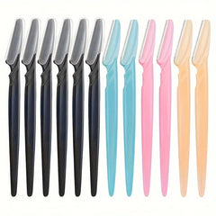 3/5/6/12/24Pcs Multifunction Eyebrow Razor Kit - Precise Trimming, Shaping,Facial Hair Removal Tool with Easy Grip Handle