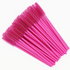 50Pcs Crystal Eyelashes Brush Comb Disposable Eye Lashes Extension Mascara Wands Makeup Professional Makeup Beauty Tool