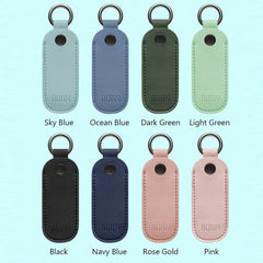 Leather U Disk Pouch Key Ring Holder USB Flash Drive Storage Bag Pendrive Protective Cover Memory Stick Case
