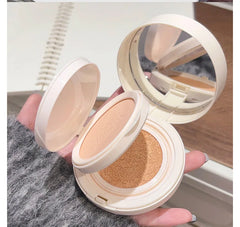 2 in 1 Double Layer Powder Cushion Clear Natural Lasting Brightening Gege Bear Makeup Concealer Loose Powder Cushion Cream