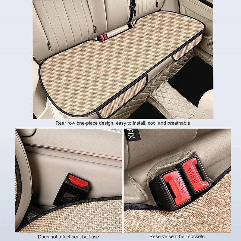 Summer Cool  Car Seat Cover  Cool Breathable  Fabric Car Front Seat Cushion/Rear Seat  Cushion/Three -piece