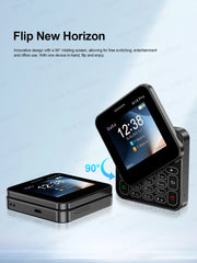SERVO R18 PRO Side Slider Mobile Phone 2.4" Rotate Display Dual SIM Standby Magic Voice Flashlight 2G GSM Card Button Cellphones