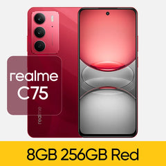 هاتف realme C75 4G الذكي IP69 IP68 مقاوم للغبار والماء بدرجة عسكرية 5828 مللي أمبير في الساعة 45 وات شحن عكسي متين