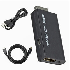 محول صوت وفيديو PzzPss PS2 إلى HDMI متوافق مع 480i/480p/576i مع مخرج صوت 3.5 مم يدعم جميع أوضاع العرض من PS2 إلى HD