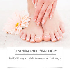 Bee Venom Antifungal Drops Nail Soothing Growth Bee Venom Nail Treatment Cleaning Spray for Hand Foot Nails Protection Care