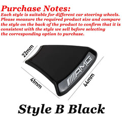 ABS Car Steering Wheel Emblem Sticker Interior Badge Decoration for Mercedes Benz W205 W168 W108 AMG W176 W204 W212 GLC CLA GLA