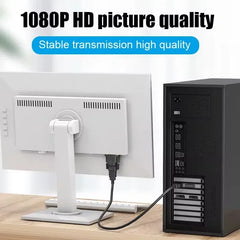محول كابل متوافق مع DVI إلى HDMI بدقة 1080 بكسل، موصل DVI ذكر إلى أنثى ثنائي الاتجاه لجهاز عرض PS3، كمبيوتر محمول، صندوق تلفزيون