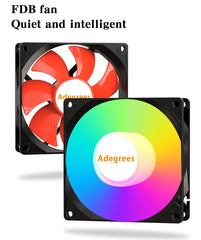 CPU Air Cooler X79 X99 3Pin/4Pin PWM Processor Cooling Fan For Intel LGA 1366 1151 1155 1200 1700 2011 AMD AM3 AM4 AM5