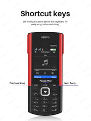 SERVO R25 PRO Originality Mobile Phone Dual SIM 2GGSM TWS Super Sound Blacklist Bluetooth Dial Speed Dial Auto Call Record Torch