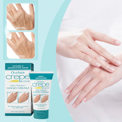 Crepe Begone Firming Hand Cream - Anti-Aging Treatment for Dry Skin, Visibly Smooths & Plumps, 75g/2.65oz