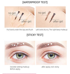 Waterproof Transparent Gel Eyebrow Styling Cream Long Lasting Fixing Natural Makeup Clear Liquid Eyebrow Styling Cream Cosmetic